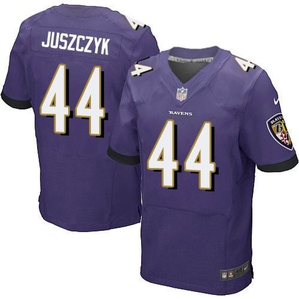 Nike Ravens #44 Kyle Juszczyk Purple Team Color Men's Stitched NFL New Elite Jersey Nike Ravens #44 Kyle Juszczyk Purple Team Color Men's Stitched NFL New Elite Jersey