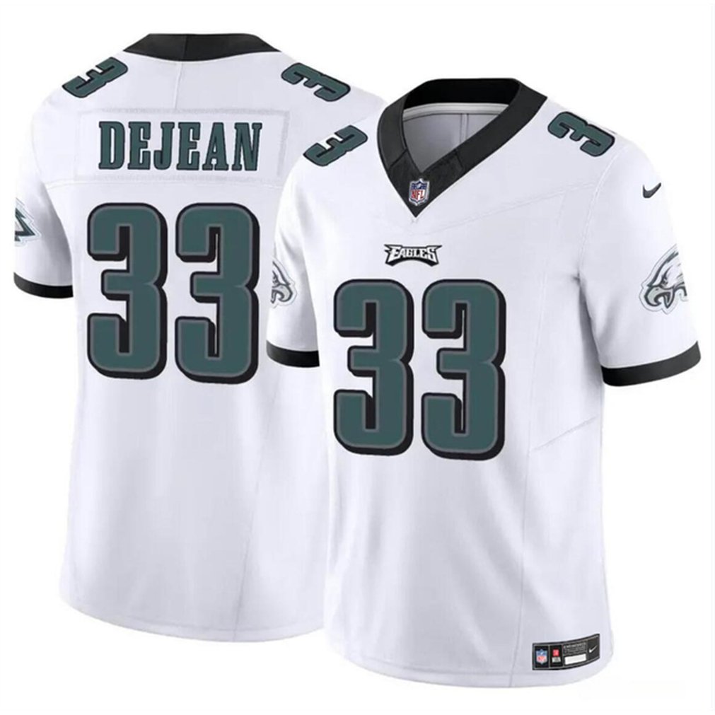 Youth Philadelphia Eagles #33 Cooper DeJean White 2024 Draft F.U.S.E Vapor Untouchable Limited Stitched Football Jersey Youth Philadelphia Eagles #33 Cooper DeJean White 2024 Draft F.U.S.E Vapor Untouchable Limited Stitched Football Jersey