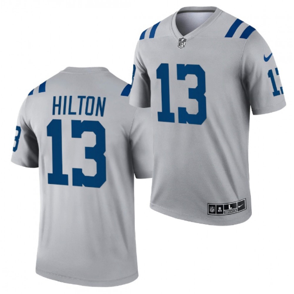 Men's Indianapolis Colts #13 T.Y. Hilton Gray Inverted Legend Stitched Football Jersey Men's Indianapolis Colts #13 T.Y. Hilton Gray Inverted Legend Stitched Football Jersey