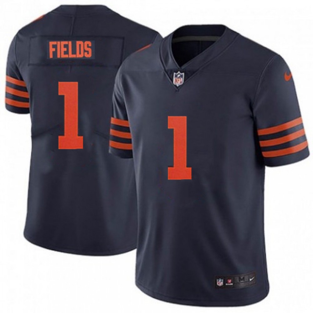 Youth Chicago Bears #1 Justin Fields Navy Vapor Untouchable Limited Stitched NFL Jersey Youth Chicago Bears #1 Justin Fields Navy Vapor Untouchable Limited Stitched NFL Jersey