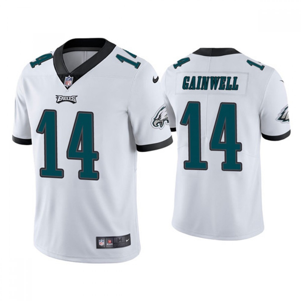 Youth Philadelphia Eagles #14 Kenneth Gainwell White Vapor Untouchable Limited Stitched Football Jersey Youth Philadelphia Eagles #14 Kenneth Gainwell White Vapor Untouchable Limited Stitched Football Jersey