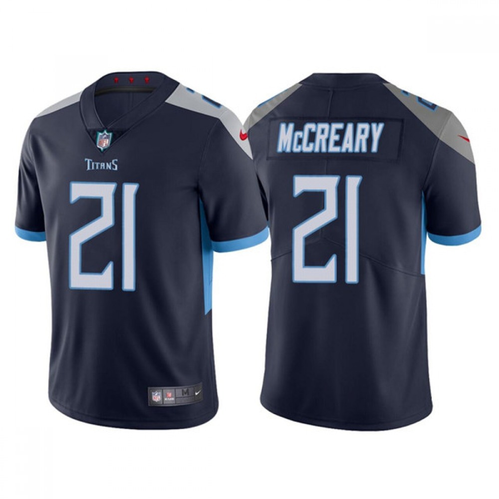 Men's Tennessee Titans #21 Roger McCreary Navy Vapor Untouchable Stitched Jersey Men's Tennessee Titans #21 Roger McCreary Navy Vapor Untouchable Stitched Jersey