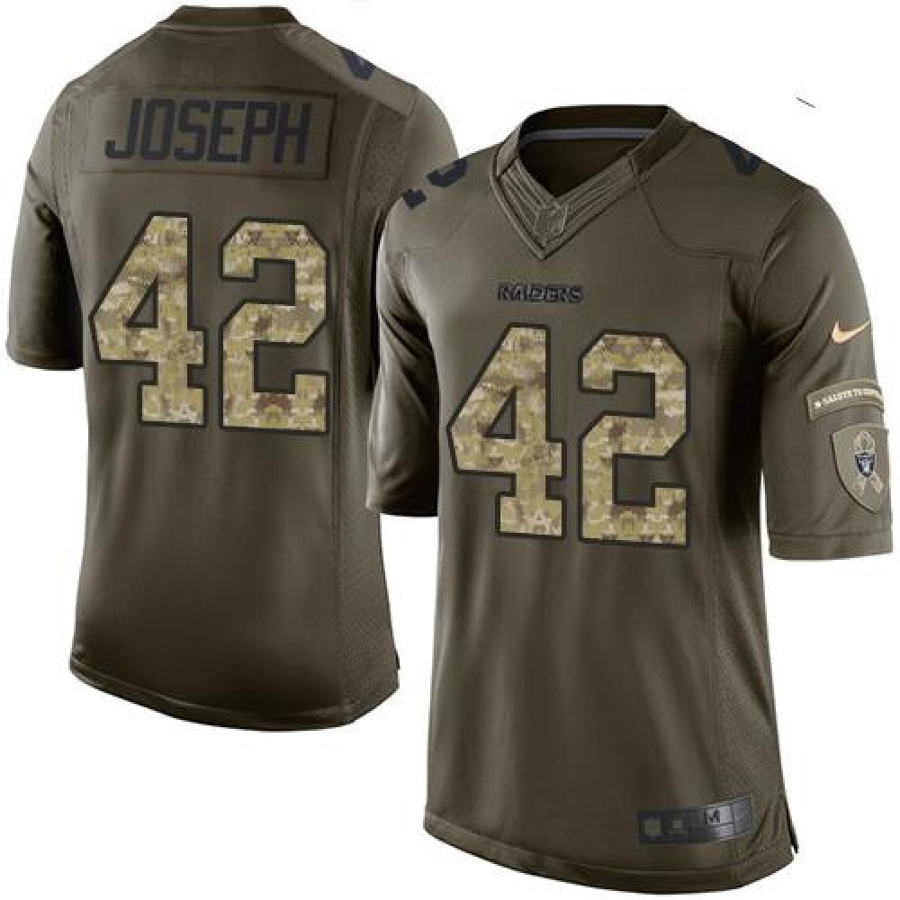 Nike Raiders #42 Karl Joseph Green Youth Stitched NFL Limited Salute to Service Jersey Nike Raiders #42 Karl Joseph Green Youth Stitched NFL Limited Salute to Service Jersey