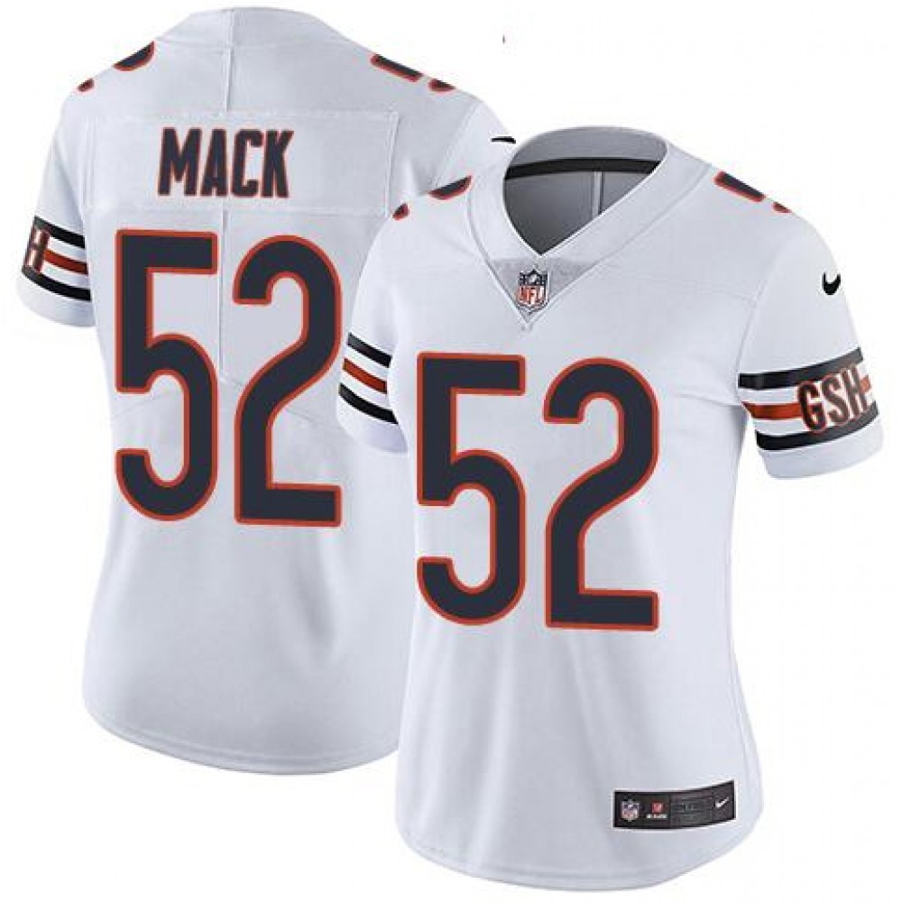 Women's Chicago Bears #52 Khalil Mack Navy Vapor Untouchable Limited Stitched NFL Jersey Women's Chicago Bears #52 Khalil Mack Navy Vapor Untouchable Limited Stitched NFL Jersey