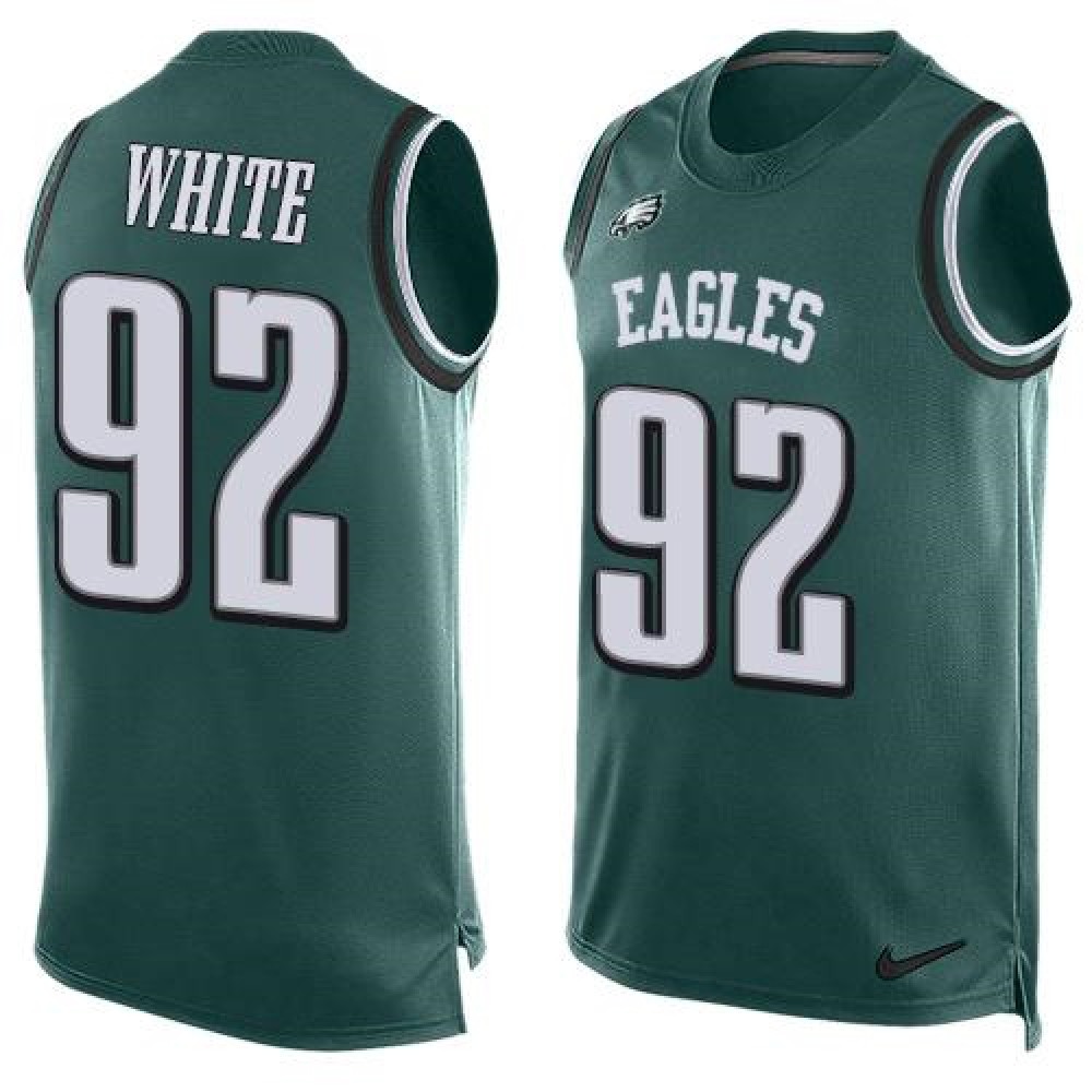 Nike Eagles #92 Reggie White Midnight Green Team Color Men's Stitched NFL Limited Tank Top Jersey Nike Eagles #92 Reggie White Midnight Green Team Color Men's Stitched NFL Limited Tank Top Jersey