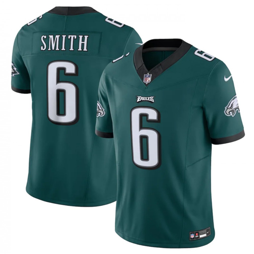 Men's Philadelphia Eagles #6 DeVonta Smith Green 2023 F.U.S.E. Vapor Untouchable Limited Stitched Football Jersey Men's Philadelphia Eagles #6 DeVonta Smith Green 2023 F.U.S.E. Vapor Untouchable Limited Stitched Football Jersey