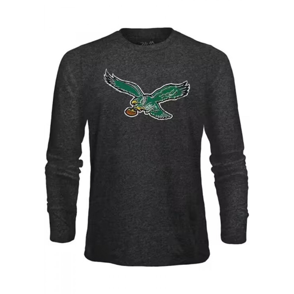 Men's Philadelphia Eagles Black Long Sleeve T-Shirt Men's Philadelphia Eagles Black Long Sleeve T-Shirt