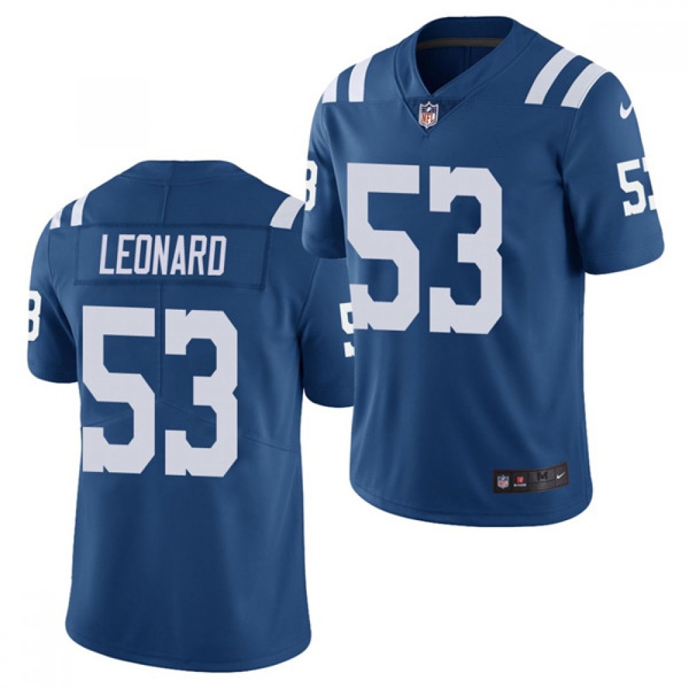 Youth Indianapolis Colts #53 Darius Leonard Royal Blue Vapor Untouchable Limited Stitched NFL Jersey Youth Indianapolis Colts #53 Darius Leonard Royal Blue Vapor Untouchable Limited Stitched NFL Jersey