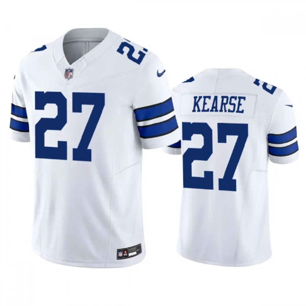 Men's Dallas Cowboys #27 Jayron Kearse White 2023 F.U.S.E. Vapor Limited Stitched Football Jersey Men's Dallas Cowboys #27 Jayron Kearse White 2023 F.U.S.E. Vapor Limited Stitched Football Jersey