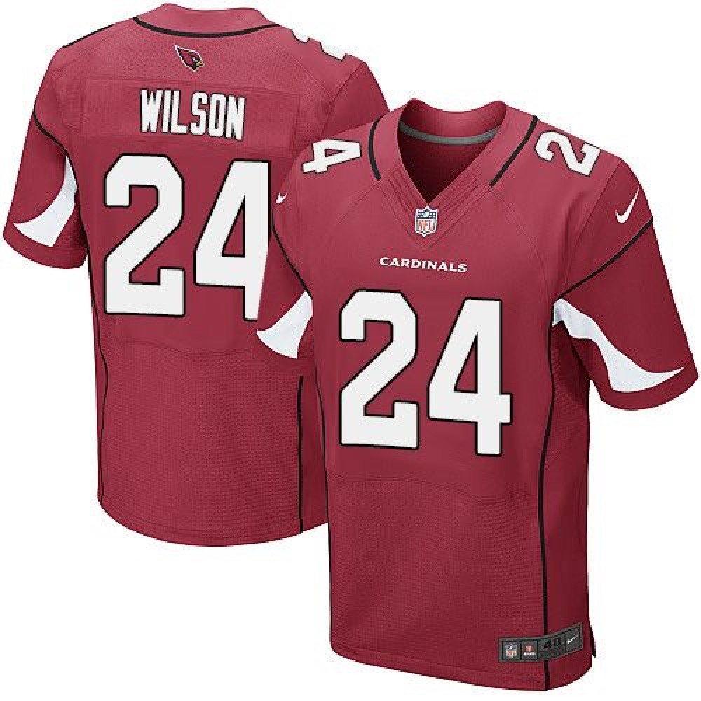 Nike Cardinals #24 Adrian Wilson Red Team Color Men's Stitched NFL Elite Jersey Nike Cardinals #24 Adrian Wilson Red Team Color Men's Stitched NFL Elite Jersey
