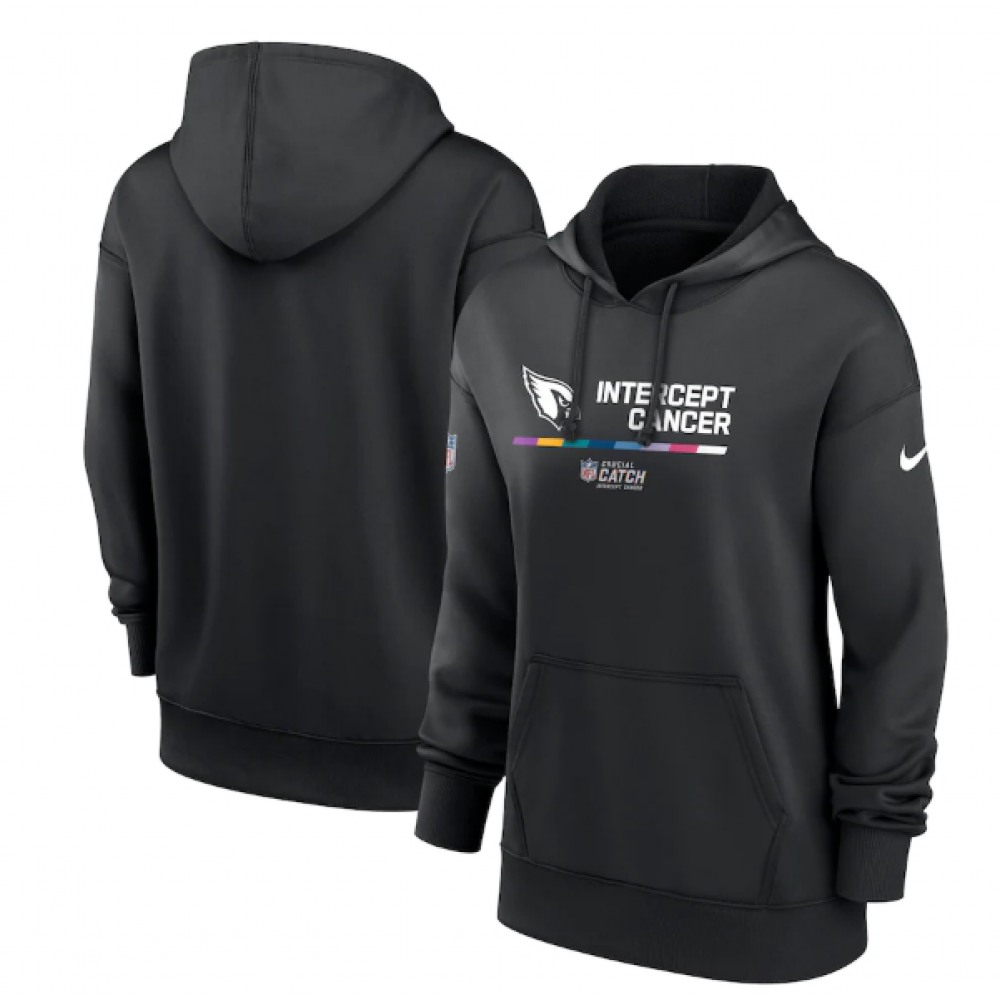 Women's Arizona Cardinals 2022 Black NFL Crucial Catch Therma Performance Pullover Hoodie(Run Small) Women's Arizona Cardinals 2022 Black NFL Crucial Catch Therma Performance Pullover Hoodie(Run Small)