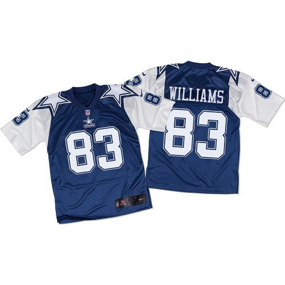 Nike Cowboys #83 Terrance Williams Navy Blue/White Throwback Men's Stitched NFL Elite Jersey Nike Cowboys #83 Terrance Williams Navy Blue/White Throwback Men's Stitched NFL Elite Jersey