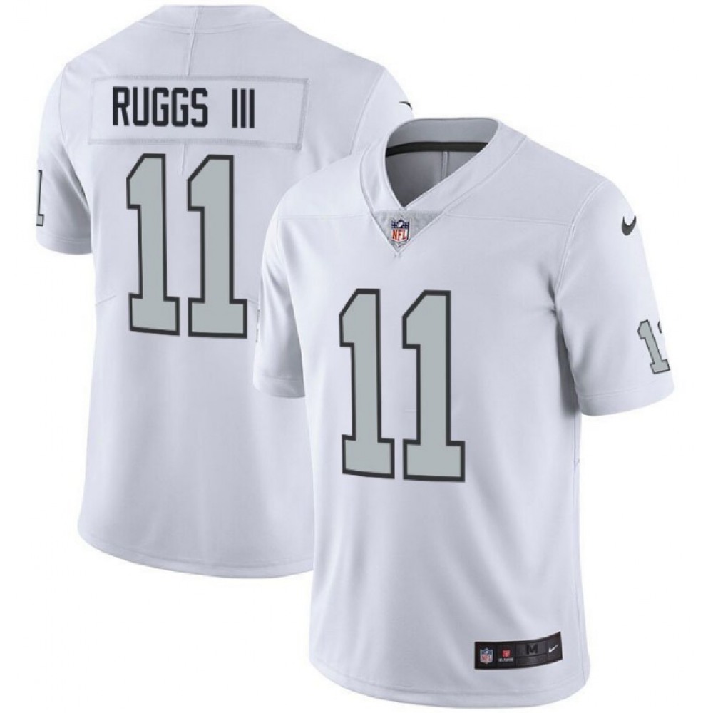 Men's Oakland Raiders #11 Henry Ruggs III White Color Rush Limited Stitched Jersey Men's Oakland Raiders #11 Henry Ruggs III White Color Rush Limited Stitched Jersey
