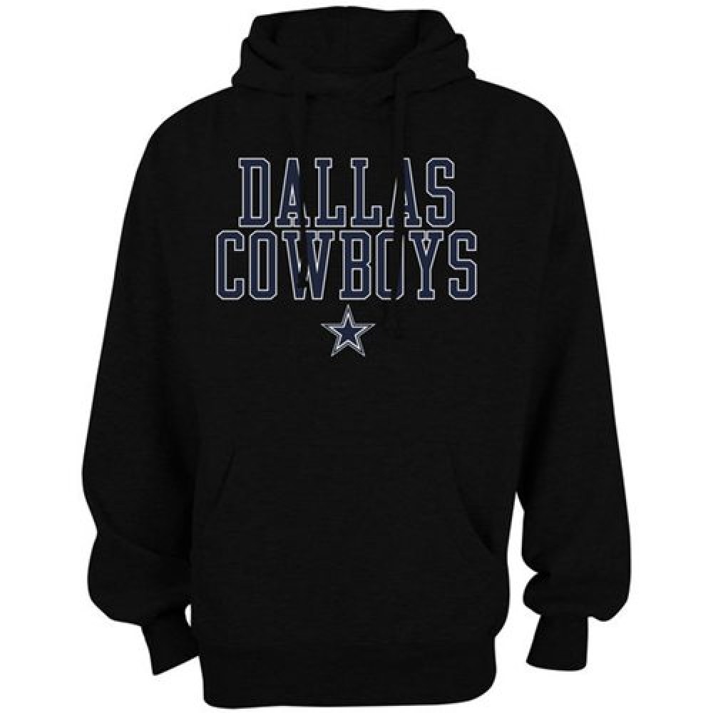 Dallas Cowboys Bendire Pullover Hoodie Black Dallas Cowboys Bendire Pullover Hoodie Black