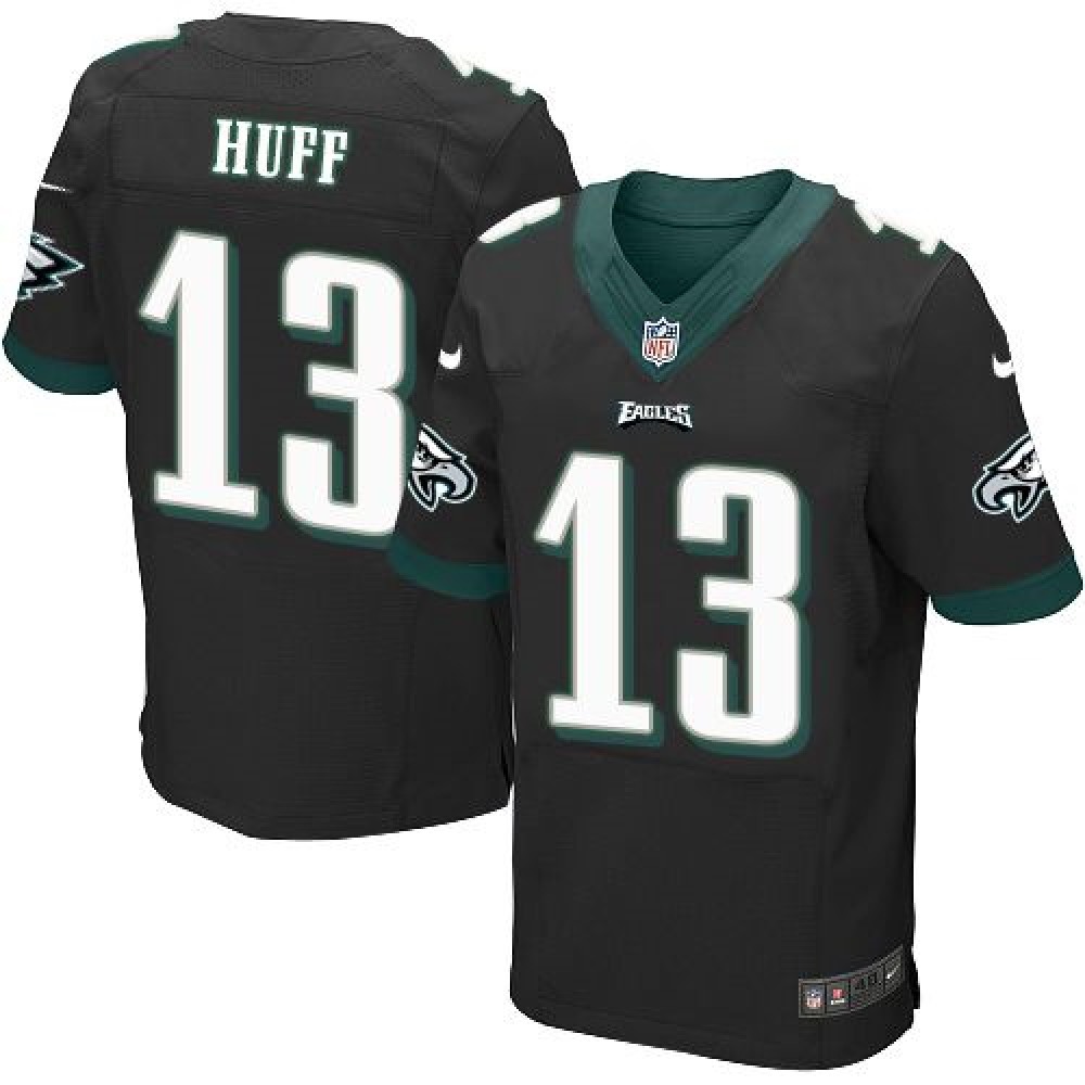 Nike Eagles #13 Josh Huff Black Alternate Men's Stitched NFL New Elite Jersey Nike Eagles #13 Josh Huff Black Alternate Men's Stitched NFL New Elite Jersey
