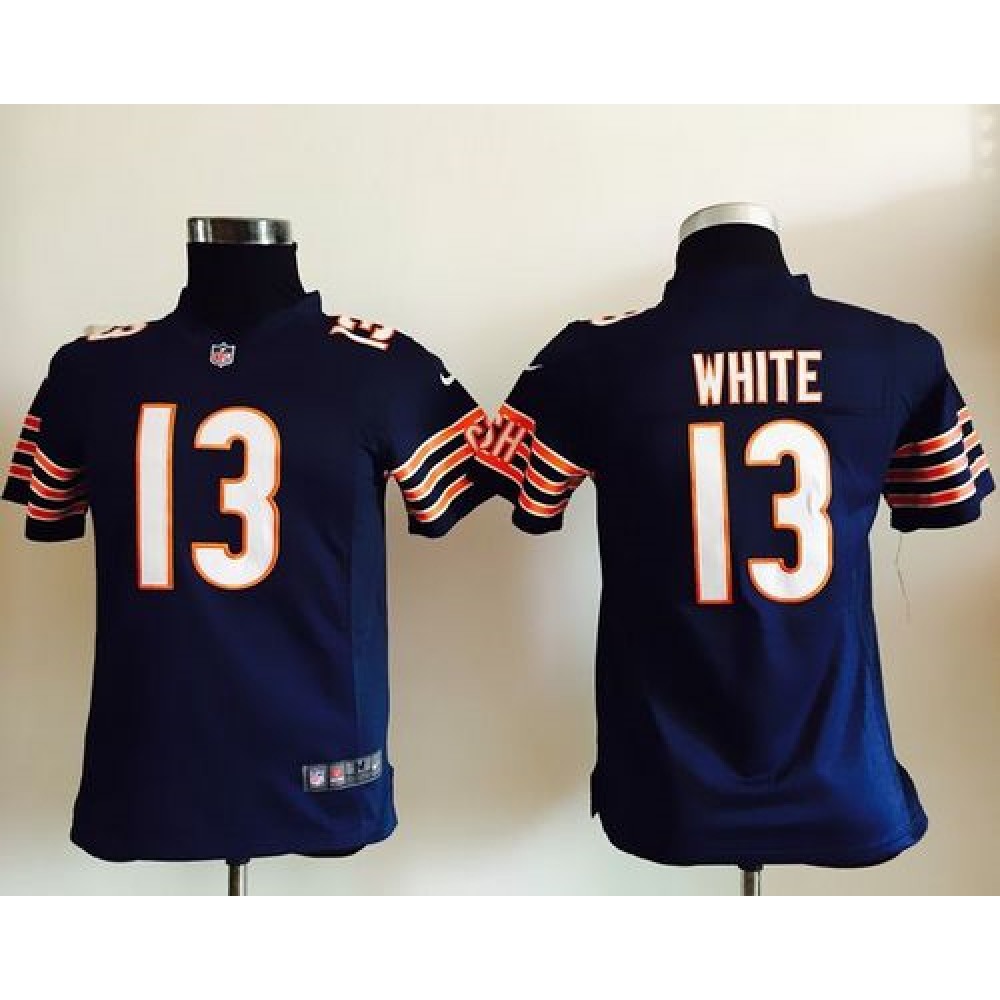 Nike Bears #13 Kevin White Navy Blue Team Color Youth Stitched NFL Elite Jersey Nike Bears #13 Kevin White Navy Blue Team Color Youth Stitched NFL Elite Jersey