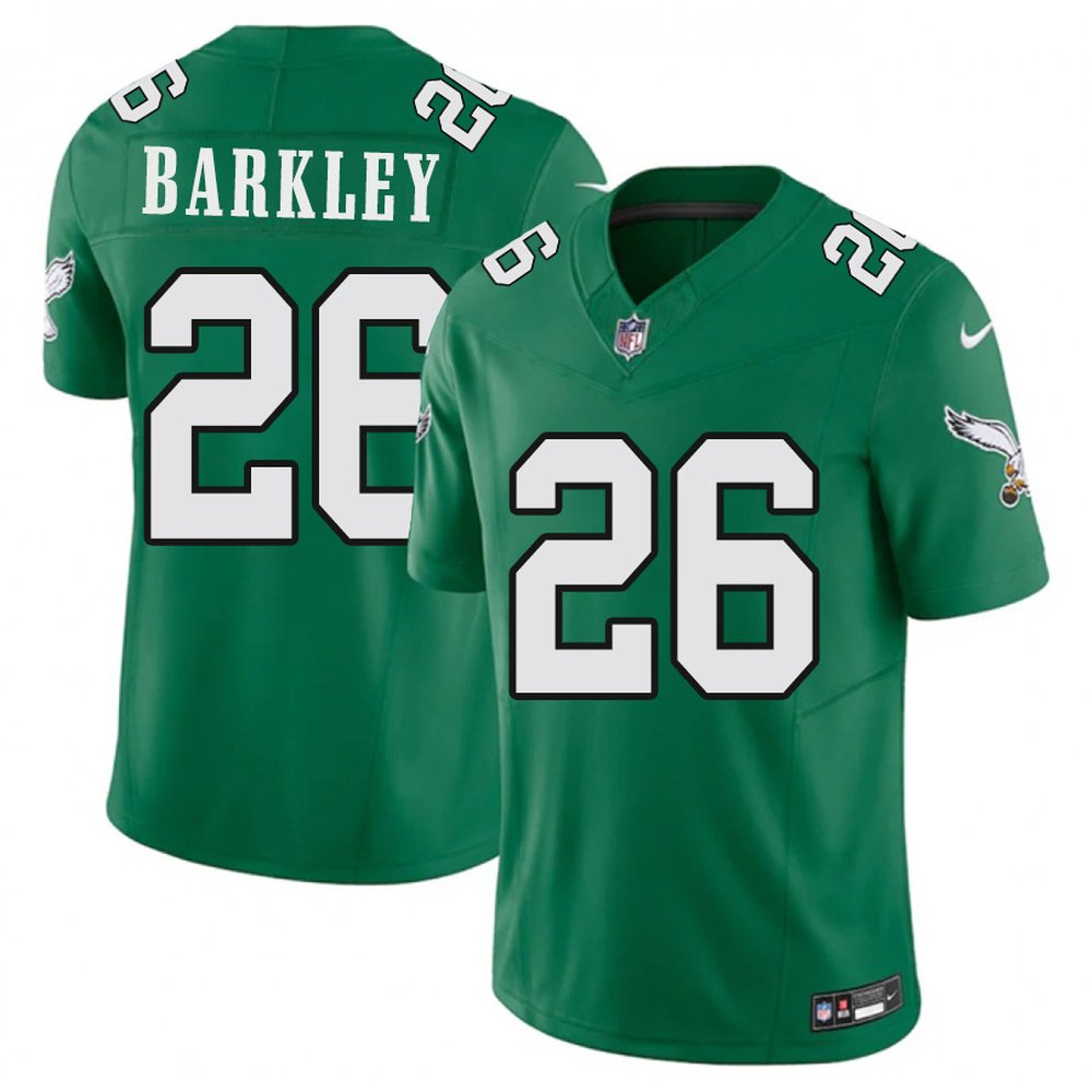Men's Philadelphia Eagles #26 Saquon Barkley Green F.U.S.E. Vapor Untouchable Limited Stitched Football Jersey Men's Philadelphia Eagles #26 Saquon Barkley Green F.U.S.E. Vapor Untouchable Limited Stitched Football Jersey