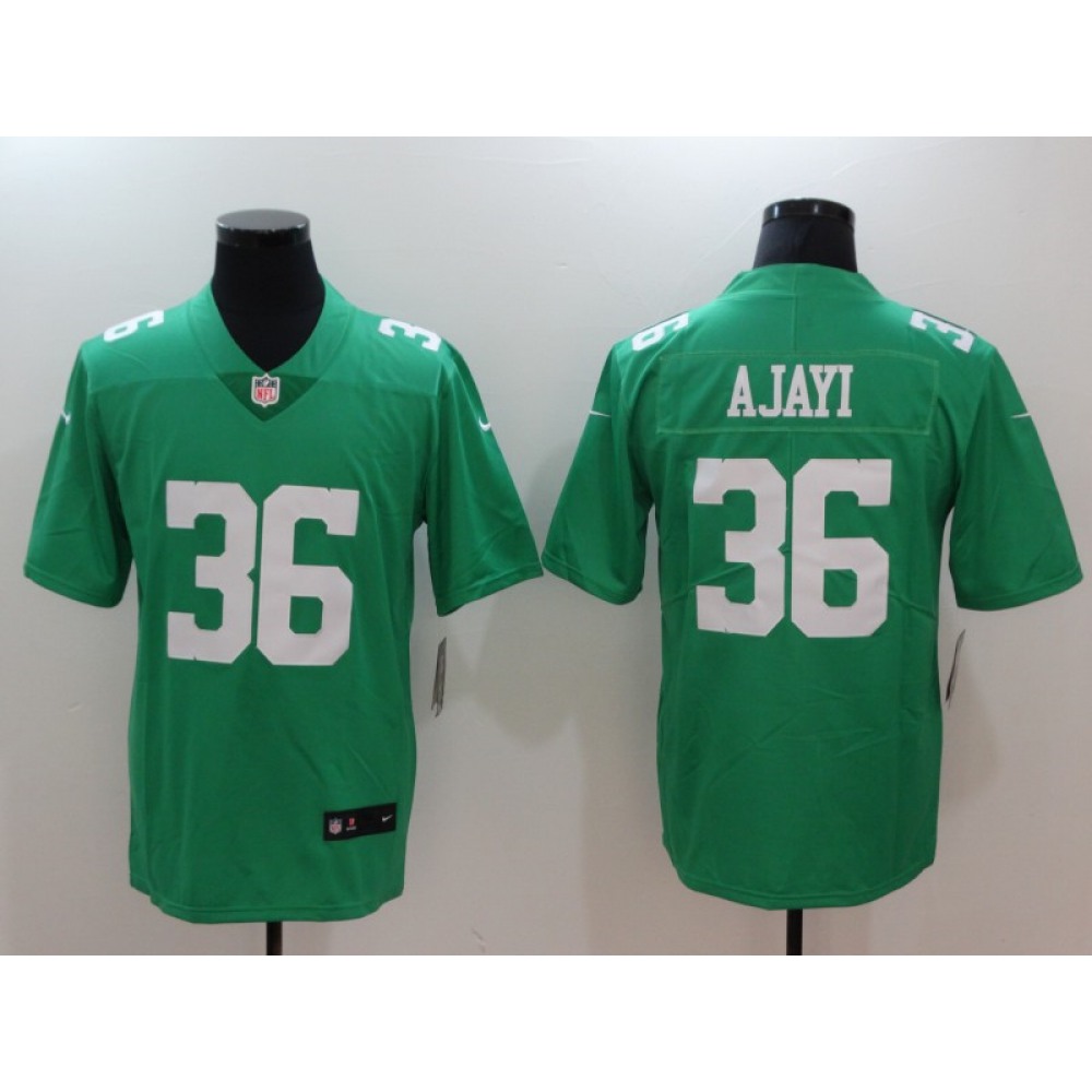 Men's Philadelphia Eagles #36 Jay Ajayi Green Throwback Vapor Untouchable Limited Stitched NFL Jersey Men's Philadelphia Eagles #36 Jay Ajayi Green Throwback Vapor Untouchable Limited Stitched NFL Jersey