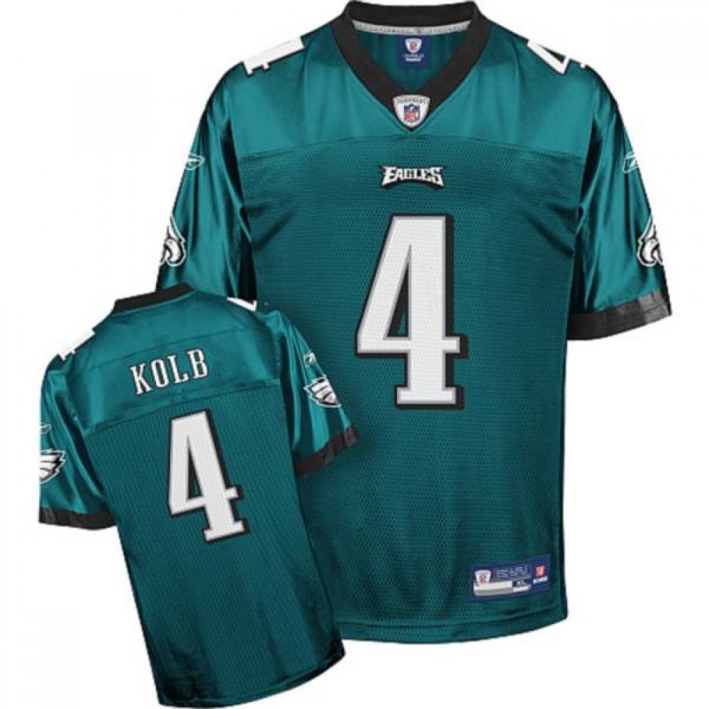 Eagles #4 Kevin Kolb Green Stitched Youth NFL Jersey Eagles #4 Kevin Kolb Green Stitched Youth NFL Jersey