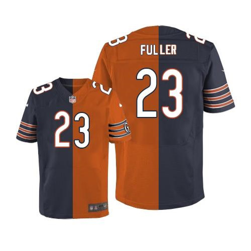 Nike Bears #23 Kyle Fuller Navy Blue/Orange Men's Stitched NFL Elite Split Jersey Nike Bears #23 Kyle Fuller Navy Blue/Orange Men's Stitched NFL Elite Split Jersey
