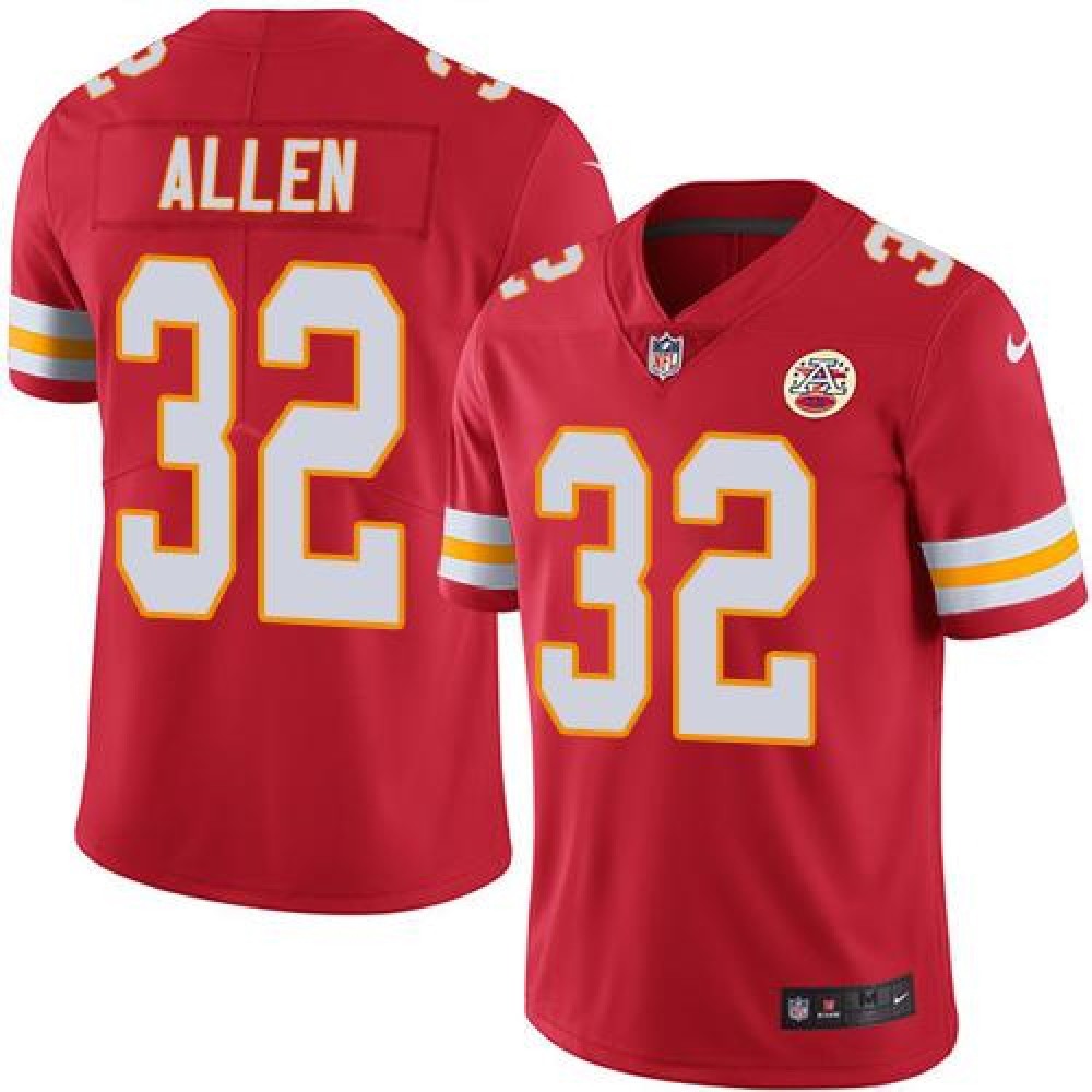 Nike Chiefs #32 Marcus Allen Red Men's Stitched NFL Limited Rush Jersey Nike Chiefs #32 Marcus Allen Red Men's Stitched NFL Limited Rush Jersey