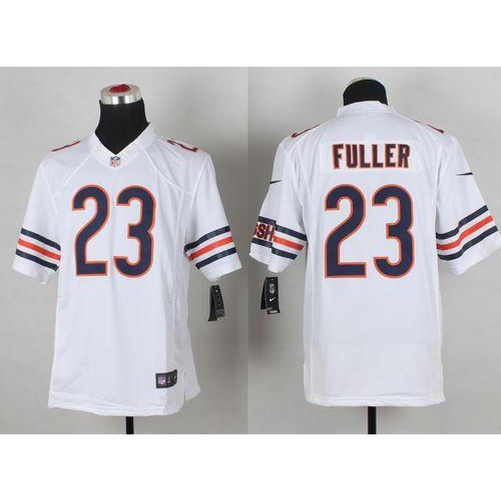 Nike Bears #23 Kyle Fuller White Men's Stitched NFL Limited Jersey Nike Bears #23 Kyle Fuller White Men's Stitched NFL Limited Jersey