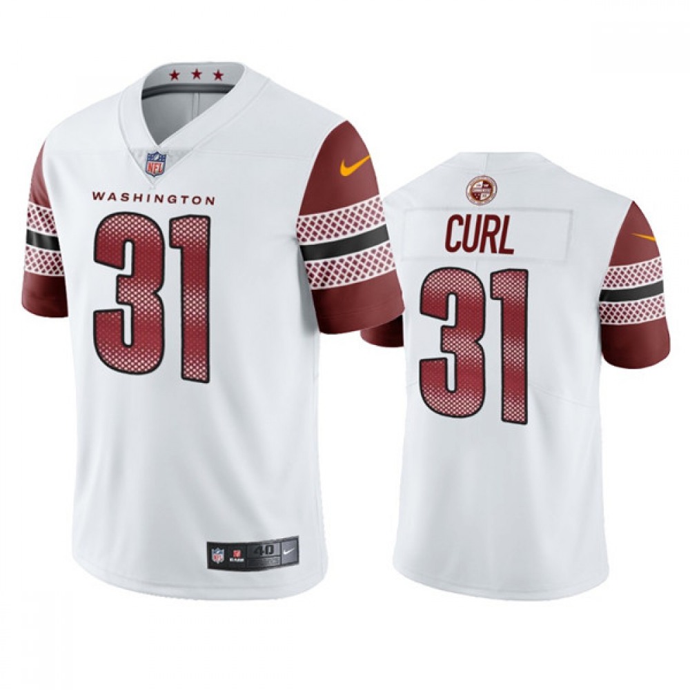 Men's Washington Commanders #31 Kamren Curl White Vapor Untouchable Stitched Football Jersey Men's Washington Commanders #31 Kamren Curl White Vapor Untouchable Stitched Football Jersey