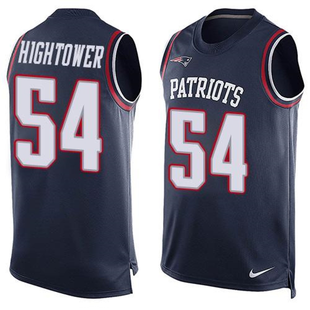 Nike Patriots #54 Dont'a Hightower Navy Blue Team Color Men's Stitched NFL Limited Tank Top Jersey Nike Patriots #54 Dont'a Hightower Navy Blue Team Color Men's Stitched NFL Limited Tank Top Jersey