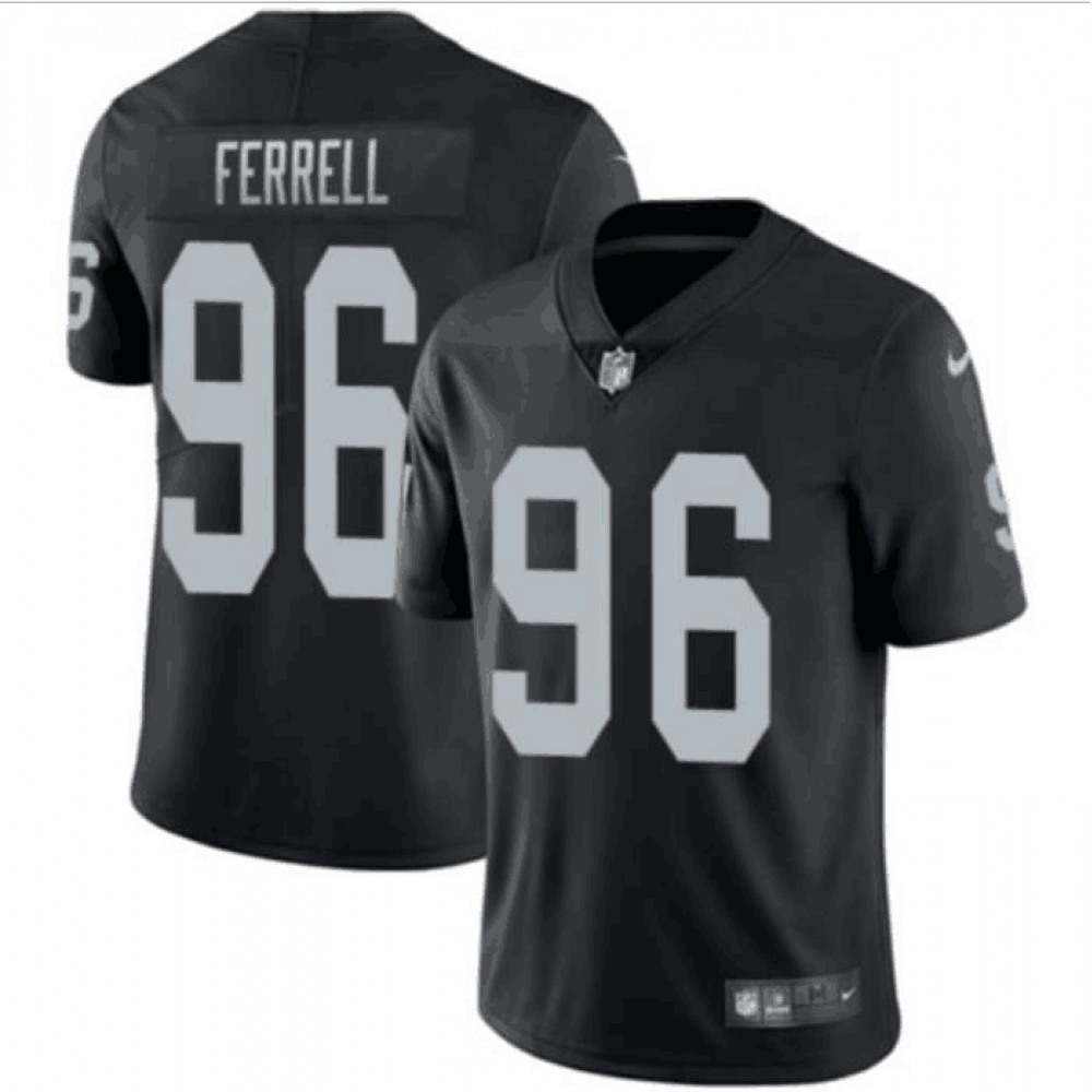 Men's Oakland Raiders #96 Clelin Ferrell Black Vapor Untouchable Limited Stitched NFL Jersey Men's Oakland Raiders #96 Clelin Ferrell Black Vapor Untouchable Limited Stitched NFL Jersey