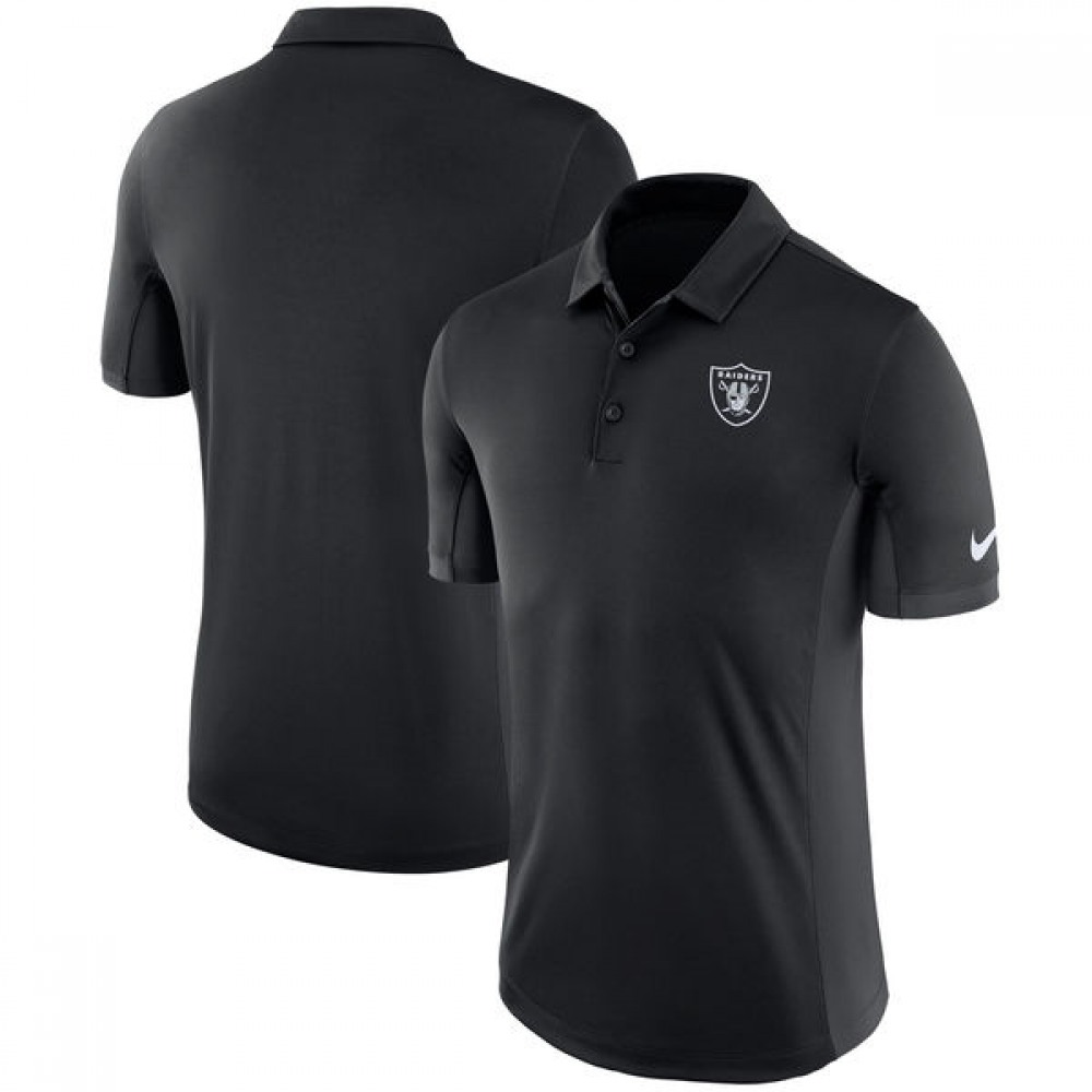 Men's Oakland Raiders Nike Black Evergreen Polo Men's Oakland Raiders Nike Black Evergreen Polo