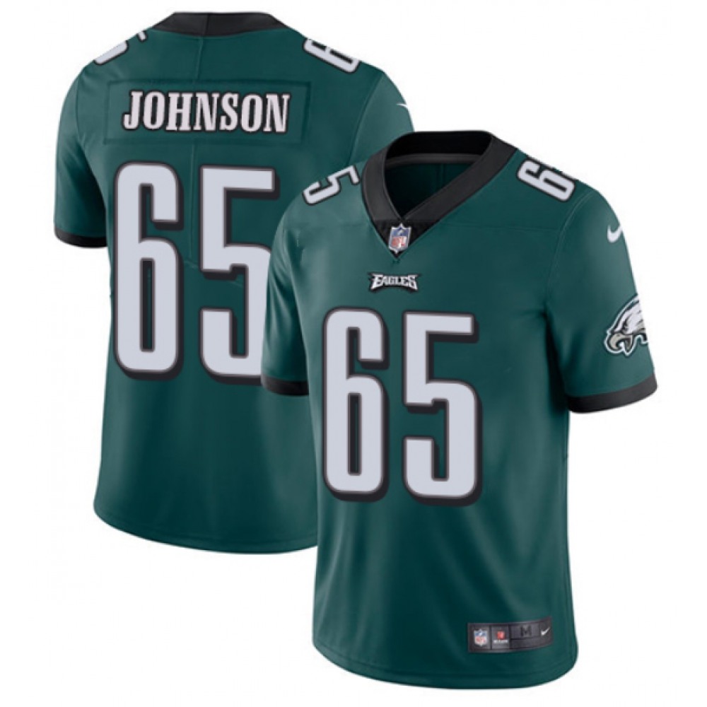 Men's Philadelphia Eagles #65 Lane Johnson Green Vapor Untouchable Limited Stitched Jersey Men's Philadelphia Eagles #65 Lane Johnson Green Vapor Untouchable Limited Stitched Jersey