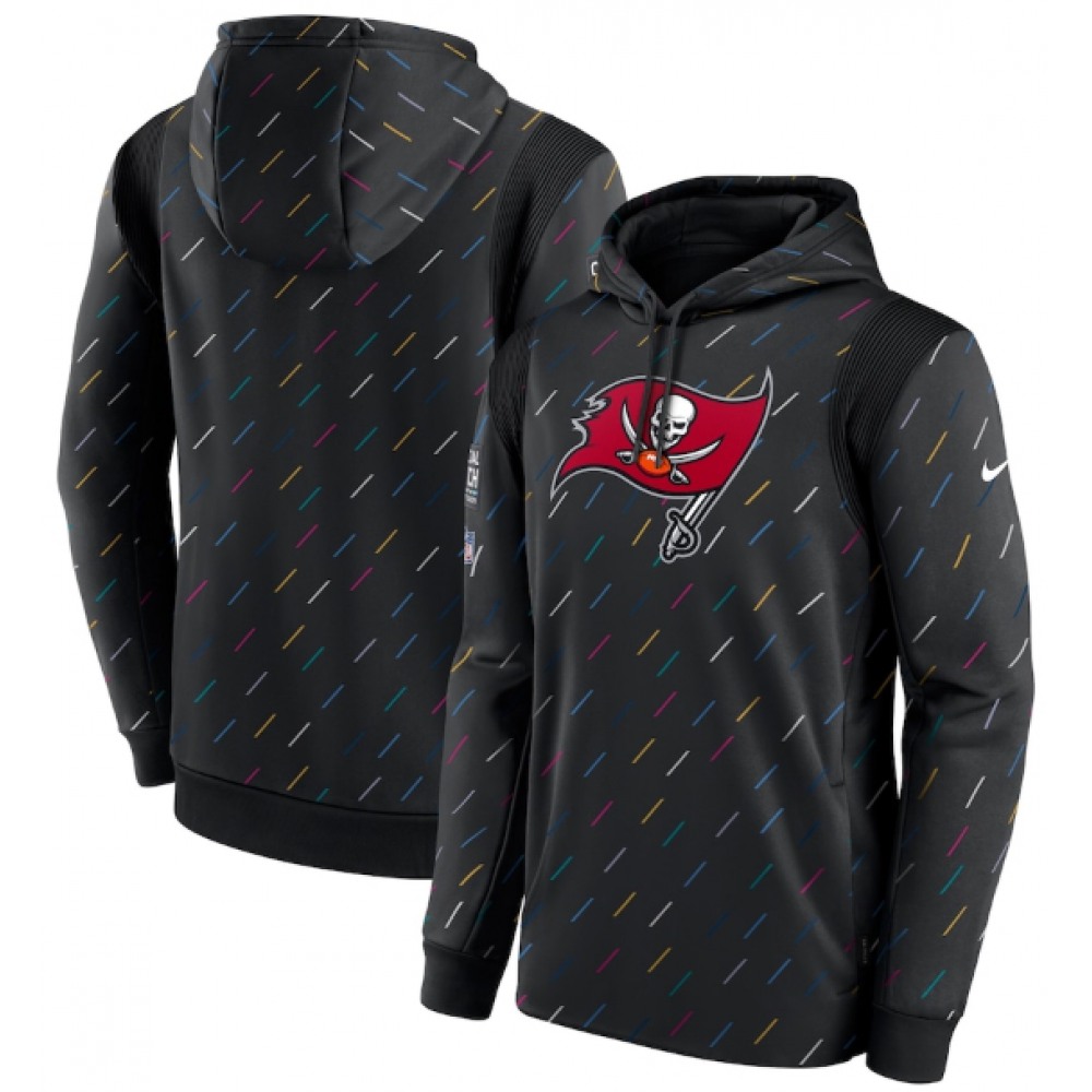 Men's Tampa Bay Buccaneers 2021 Charcoal Crucial Catch Therma Pullover Hoodie Men's Tampa Bay Buccaneers 2021 Charcoal Crucial Catch Therma Pullover Hoodie