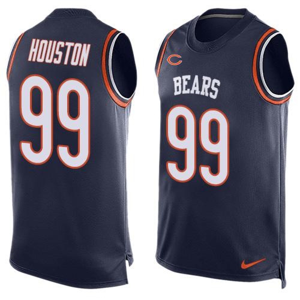 Nike Bears #99 Lamarr Houston Navy Blue Team Color Men's Stitched NFL Limited Tank Top Jersey Nike Bears #99 Lamarr Houston Navy Blue Team Color Men's Stitched NFL Limited Tank Top Jersey