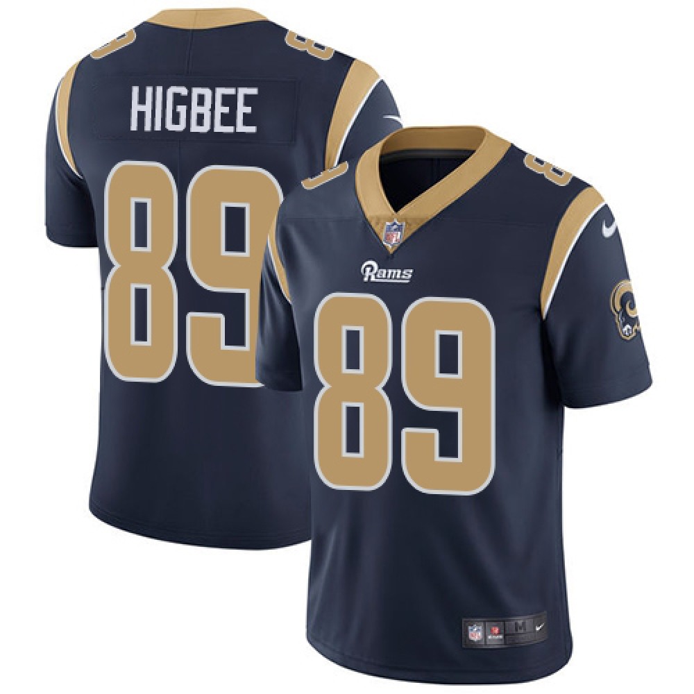 Men's Los Angeles Rams #89 Tyler Higbee Navy Blue Vapor Untouchable Limited Stitched NFL Jersey Men's Los Angeles Rams #89 Tyler Higbee Navy Blue Vapor Untouchable Limited Stitched NFL Jersey