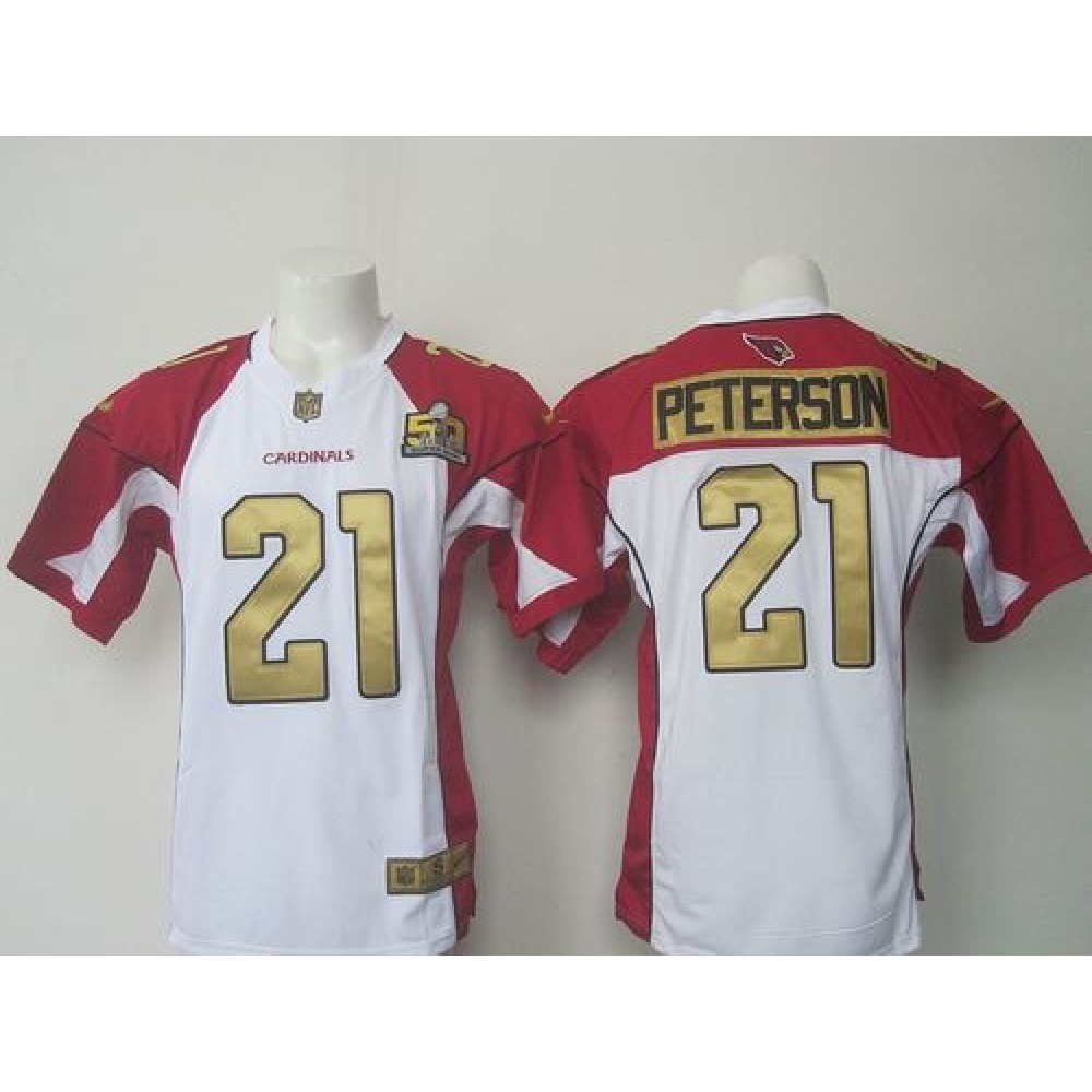 Nike Cardinals #21 Patrick Peterson White Super Bowl 50 Collection Men's Stitched NFL Elite Jersey Nike Cardinals #21 Patrick Peterson White Super Bowl 50 Collection Men's Stitched NFL Elite Jersey