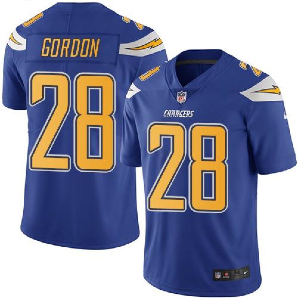 Nike Chargers #28 Melvin Gordon Electric Blue Youth Stitched NFL Limited Rush Jersey Nike Chargers #28 Melvin Gordon Electric Blue Youth Stitched NFL Limited Rush Jersey