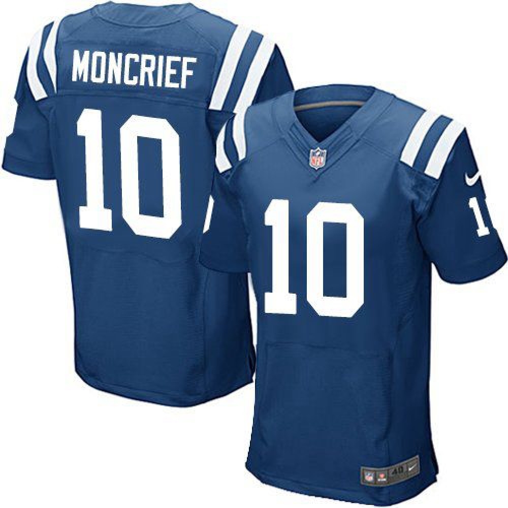 Nike Colts #10 Donte Moncrief Royal Blue Team Color Men's Stitched NFL Elite Jersey Nike Colts #10 Donte Moncrief Royal Blue Team Color Men's Stitched NFL Elite Jersey