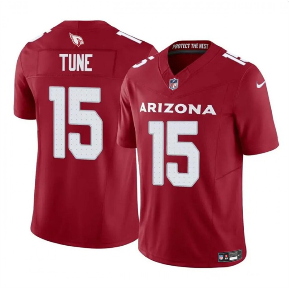 Men's Arizona Cardinals #15 Clayton Tune Red 2023 F.U.S.E. Vapor Untouchable Limited Stitched Football Jersey Men's Arizona Cardinals #15 Clayton Tune Red 2023 F.U.S.E. Vapor Untouchable Limited Stitched Football Jersey