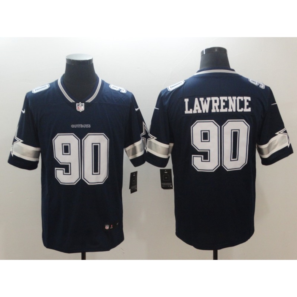 Men's Dallas Cowboys #90 Demarcus Lawrence Navy Vapor Untouchable NFL Limited Stitched Jersey Men's Dallas Cowboys #90 Demarcus Lawrence Navy Vapor Untouchable NFL Limited Stitched Jersey