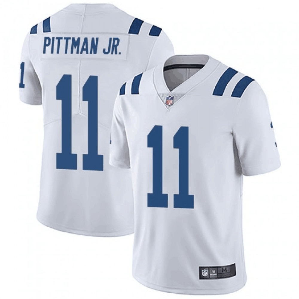 Men's Indianapolis Colts #11 Michael Pittman Jr. White Vapor Untouchable Limited Stitched Jersey Men's Indianapolis Colts #11 Michael Pittman Jr. White Vapor Untouchable Limited Stitched Jersey