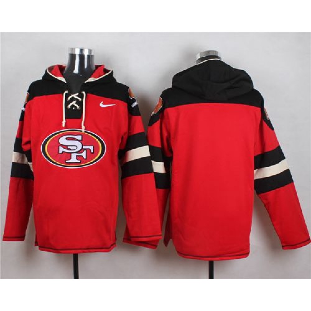 Nike 49ers Blank Red Player Pullover NFL Hoodie Nike 49ers Blank Red Player Pullover NFL Hoodie