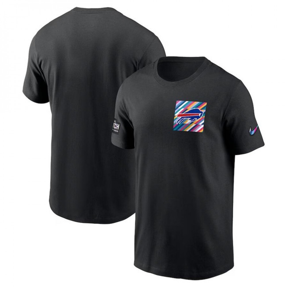 Men's Buffalo Bills Black 2023 Crucial Catch Sideline Tri-Blend T-Shirt Men's Buffalo Bills Black 2023 Crucial Catch Sideline Tri-Blend T-Shirt
