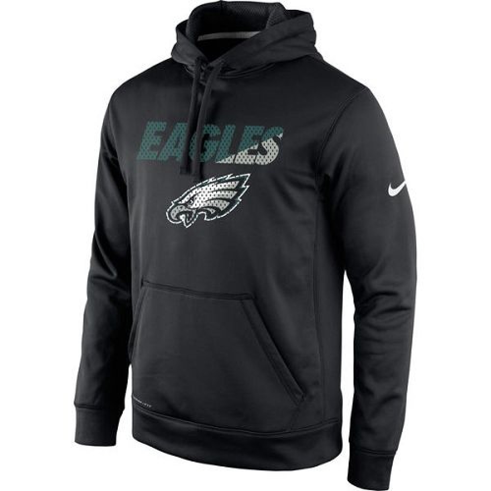 Men's Philadelphia Eagles Nike Black Kick Off Staff Performance Pullover Hoodie Men's Philadelphia Eagles Nike Black Kick Off Staff Performance Pullover Hoodie