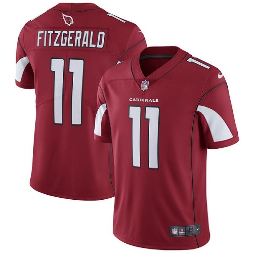 Men's Arizona Cardinals #11 Larry Fitzgerald Red Vapor Untouchable Limited Stitched NFL Jersey Men's Arizona Cardinals #11 Larry Fitzgerald Red Vapor Untouchable Limited Stitched NFL Jersey