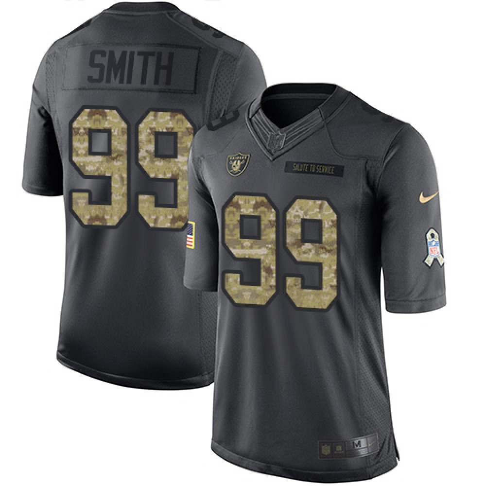 Nike Raiders #99 Aldon Smith Black Youth Stitched NFL Limited 2016 Salute to Service Jersey Nike Raiders #99 Aldon Smith Black Youth Stitched NFL Limited 2016 Salute to Service Jersey
