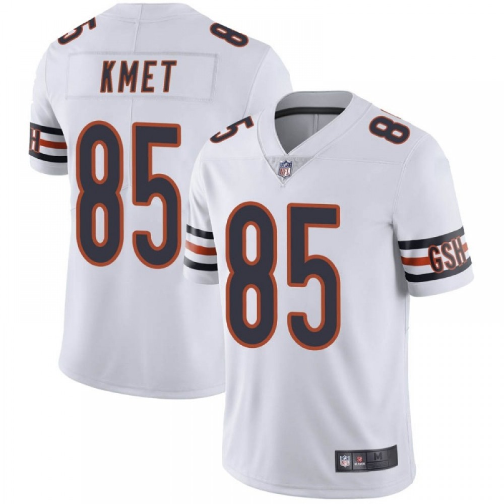 Men's Chicago Bears #85 Cole Kmet White Vapor untouchable Limited Stitched Jersey Men's Chicago Bears #85 Cole Kmet White Vapor untouchable Limited Stitched Jersey