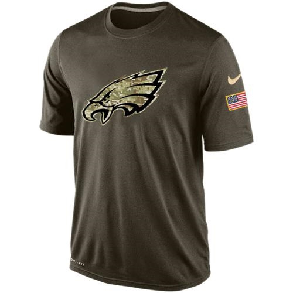 Men's Philadelphia Eagles Salute To Service Nike Dri-FIT T-Shirt Men's Philadelphia Eagles Salute To Service Nike Dri-FIT T-Shirt