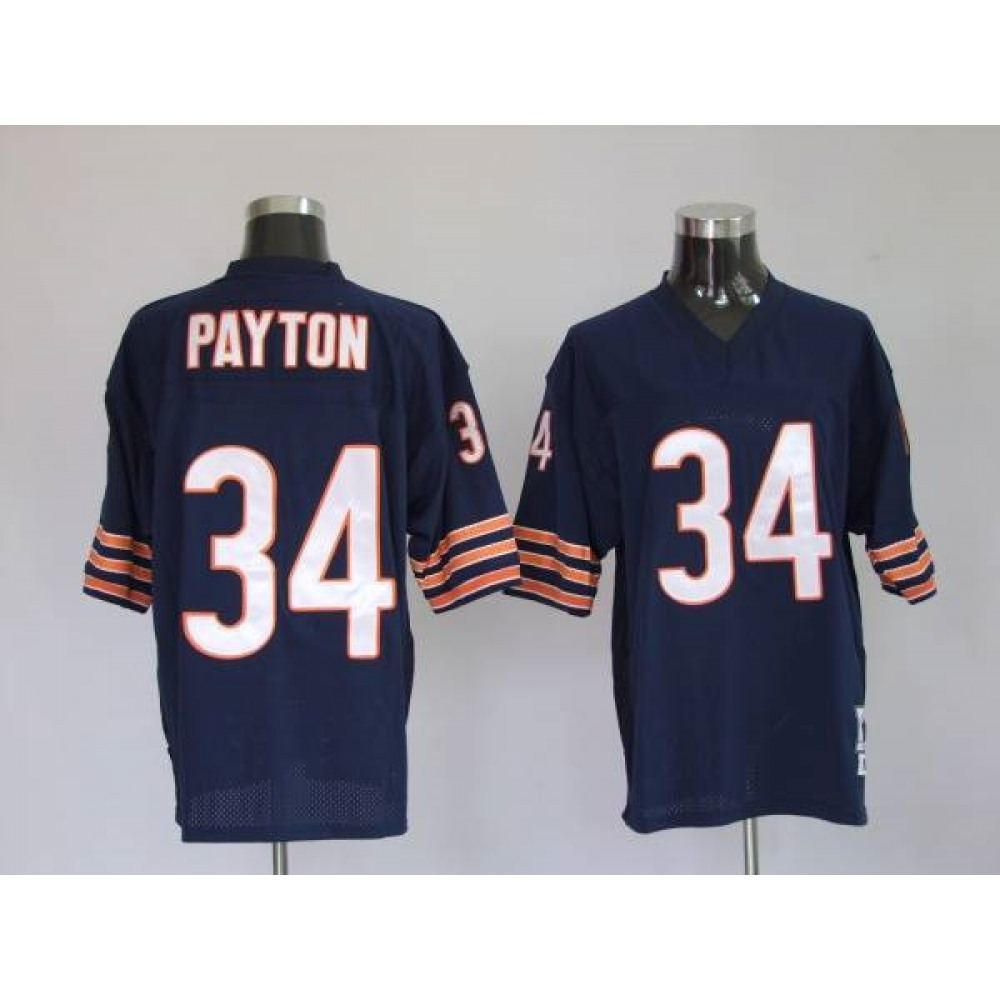 Mitchell & Ness Bears #34 Walter Payton Blue Stitched Throwback NFL Jersey Mitchell & Ness Bears #34 Walter Payton Blue Stitched Throwback NFL Jersey
