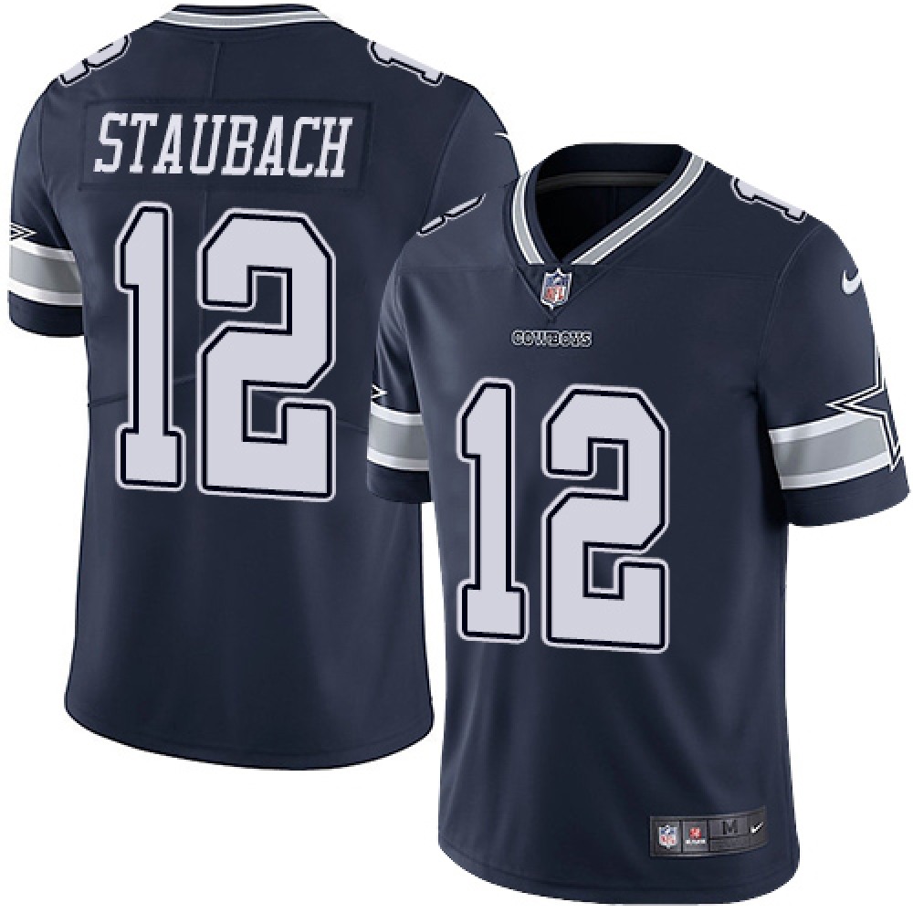 Youth Dallas Cowboys #12 Roger Staubach Navy Vapor Untouchable Limited Stitched Jersey Youth Dallas Cowboys #12 Roger Staubach Navy Vapor Untouchable Limited Stitched Jersey