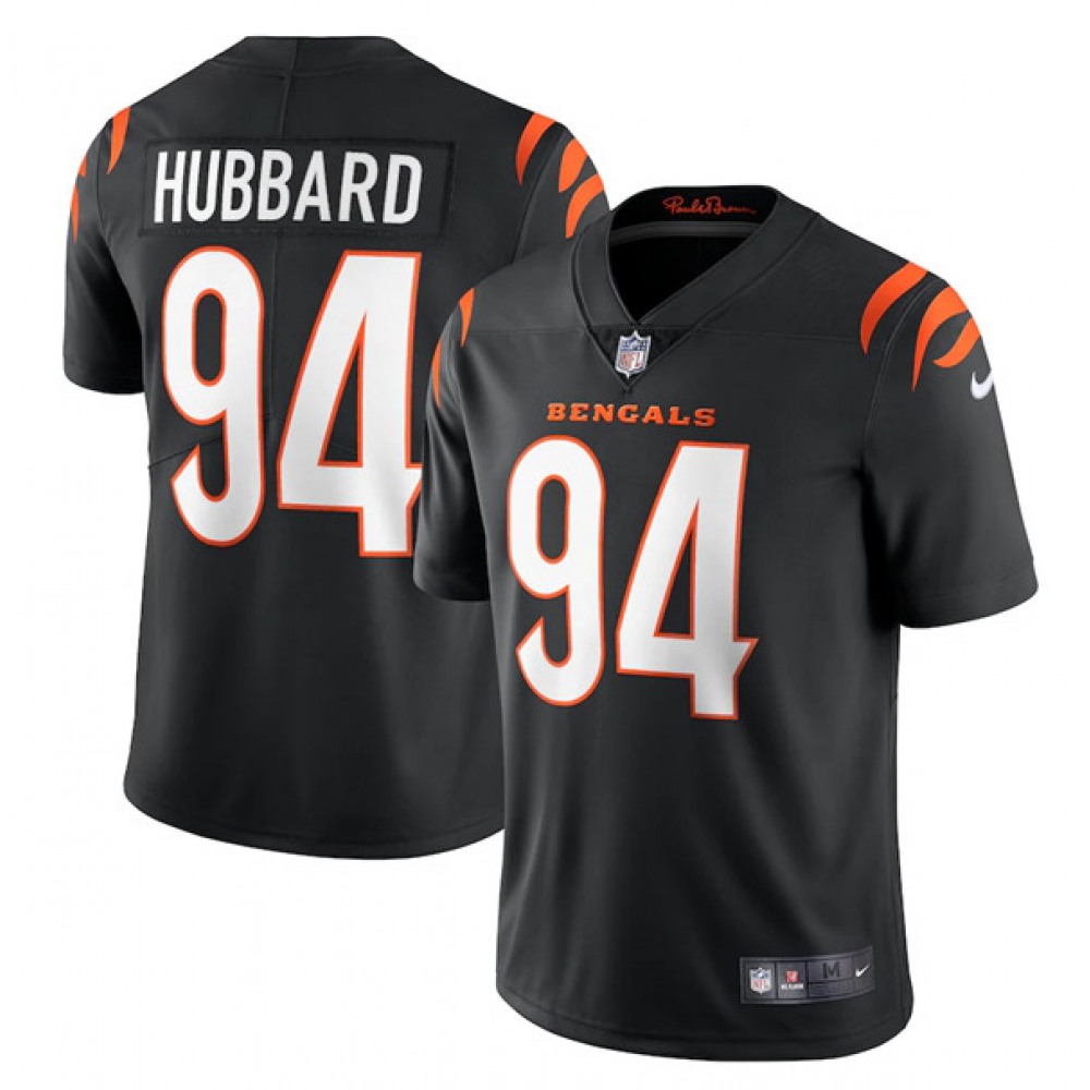 Men's Cincinnati Bengals #94 Sam Hubbard 2021 Black Vapor Untouchable Limited Stitched Jersey Men's Cincinnati Bengals #94 Sam Hubbard 2021 Black Vapor Untouchable Limited Stitched Jersey